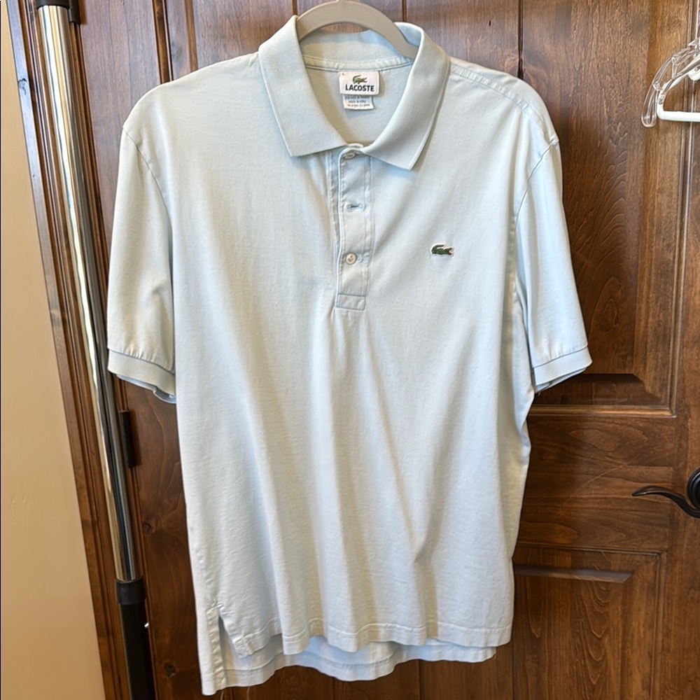 Lacoste Men's Light Blue Polo Shirt